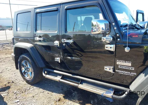 2010 Jeep Wrangler Unlimited Sport z USA, uszkodzony, nr VIN 1J4BA3H15AL150894